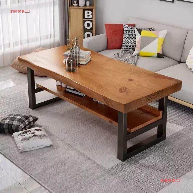 茶几客厅家用小户型茶桌电视柜两用可吃饭长方形大板实木茶台餐桌,3C数码配件,USB灯,淘宝优惠券,粉丝福利购,淘宝优惠卷