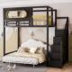 铁艺高架床加高单人床二层悬空金属床架小户型儿童复式 阁楼二楼床