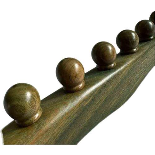 绿檀木擀筋棒按摩一根全身通用专业刮痧棍揉腹推背经络疏通赶筋棒