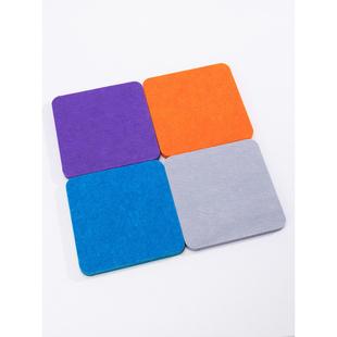 湖北聚酯纤维吸音板幼儿园毛毡墙贴软木板音乐教室内琴房隔音板棉