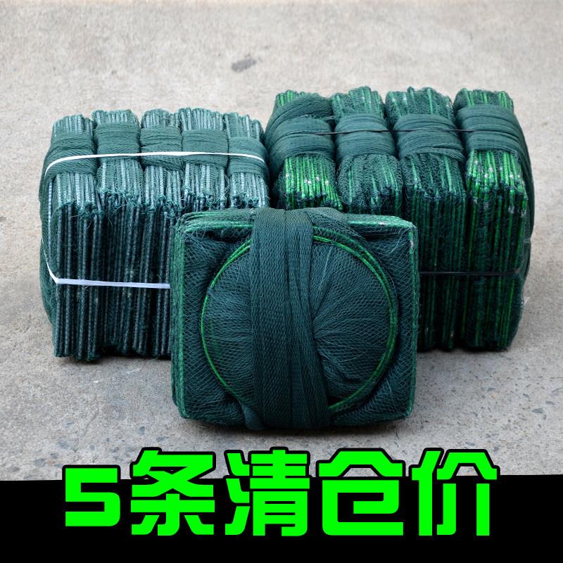 【5个装】虾笼渔网虾网捕鱼笼折叠鱼网河虾网龙虾螃蟹黄鳝泥鳅笼