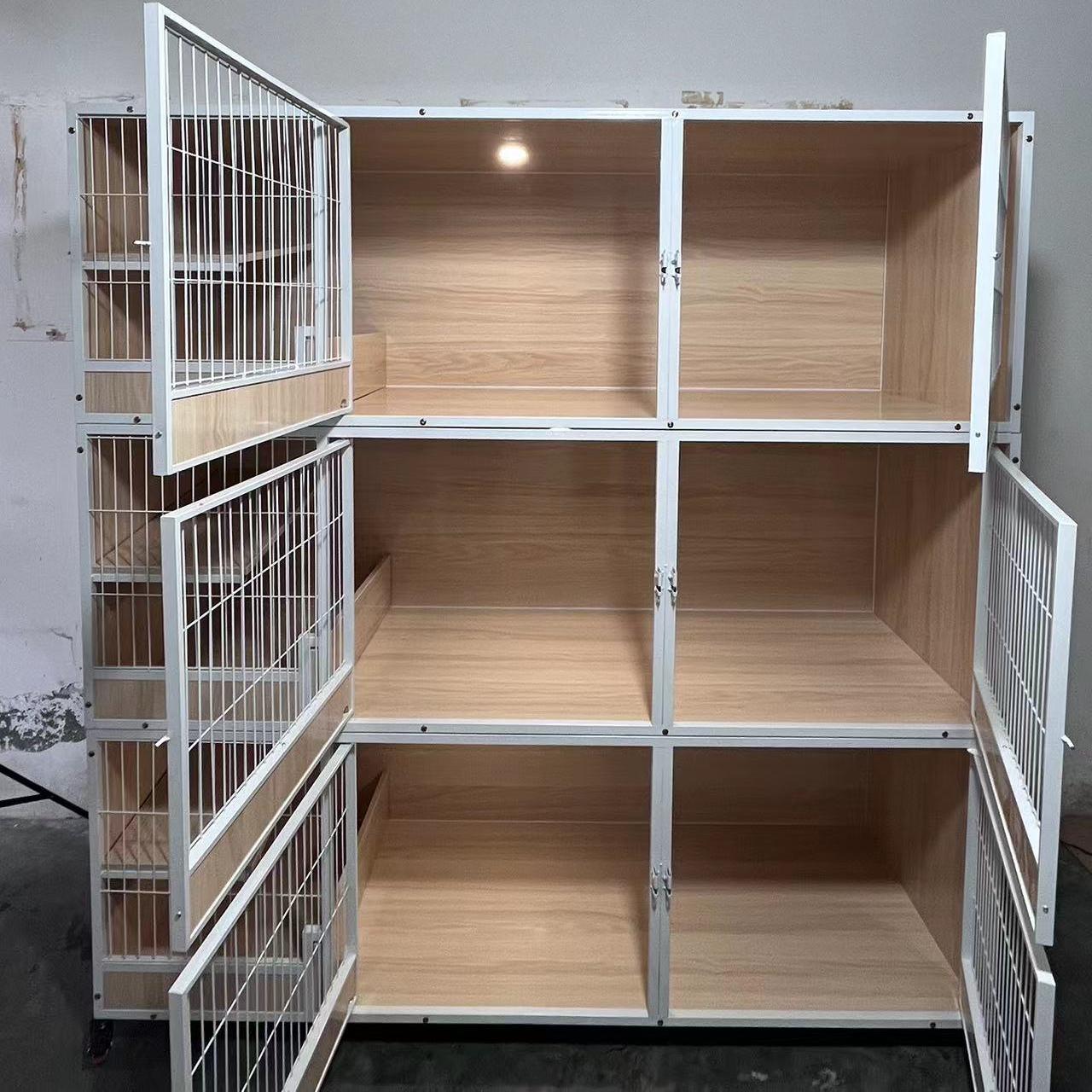 繁育猫笼三层家用实木猫咪笼超大空间室内猫舍隔离展示柜繁殖笼