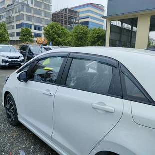 21款飞度雨眉晴雨挡2021二代四代改装件大全LIFE来福酱车窗挡雨板