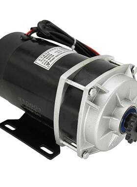 尤奈特永磁直流有刷电机MY1122ZXF-650W48V36V24V电动三轮车配件