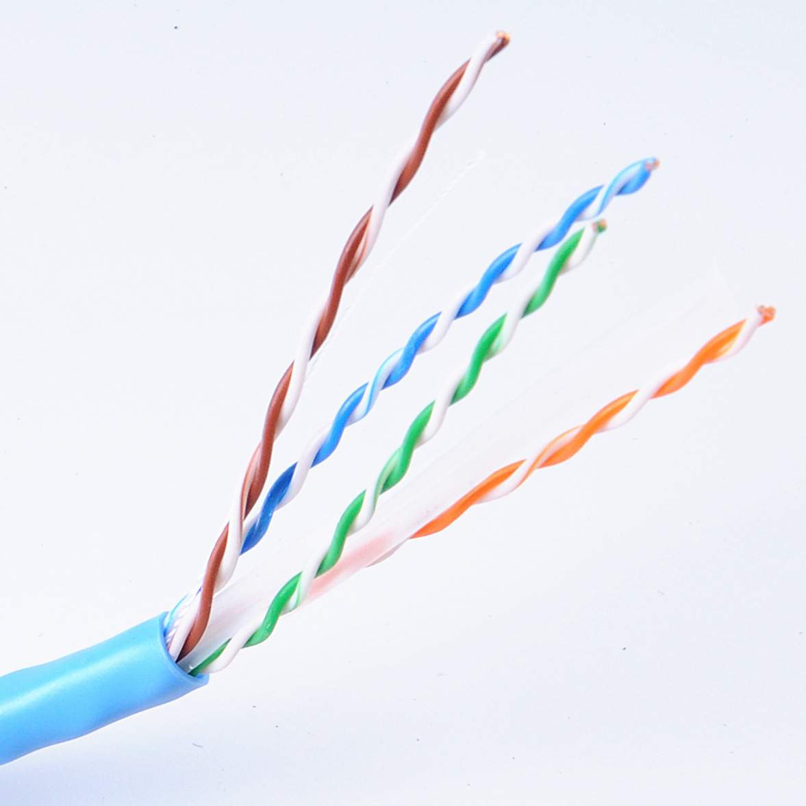 cat6e六类千兆全铜UTP非屏蔽电信整箱工程双绞网络线300米
