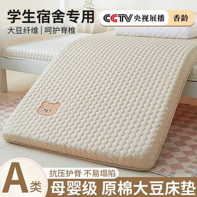 学生宿舍单人海绵床垫租房隔脏床垫家用卧室打地铺睡垫可折叠软垫