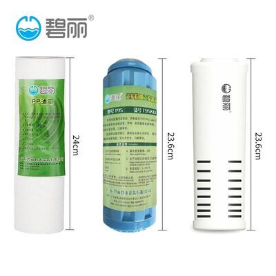 碧丽原装过滤芯T95KD活性炭滤芯9.5寸PP棉TP3扫码芯片饮水机滤芯