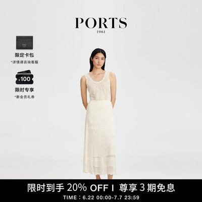 PORTS1961女士无袖圆领套头衫