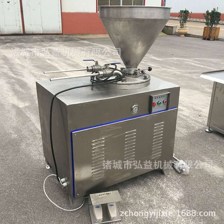 商用灌肠机腊肠火腿肠加工设备 全自动扎线打卡机 香肠灌装机