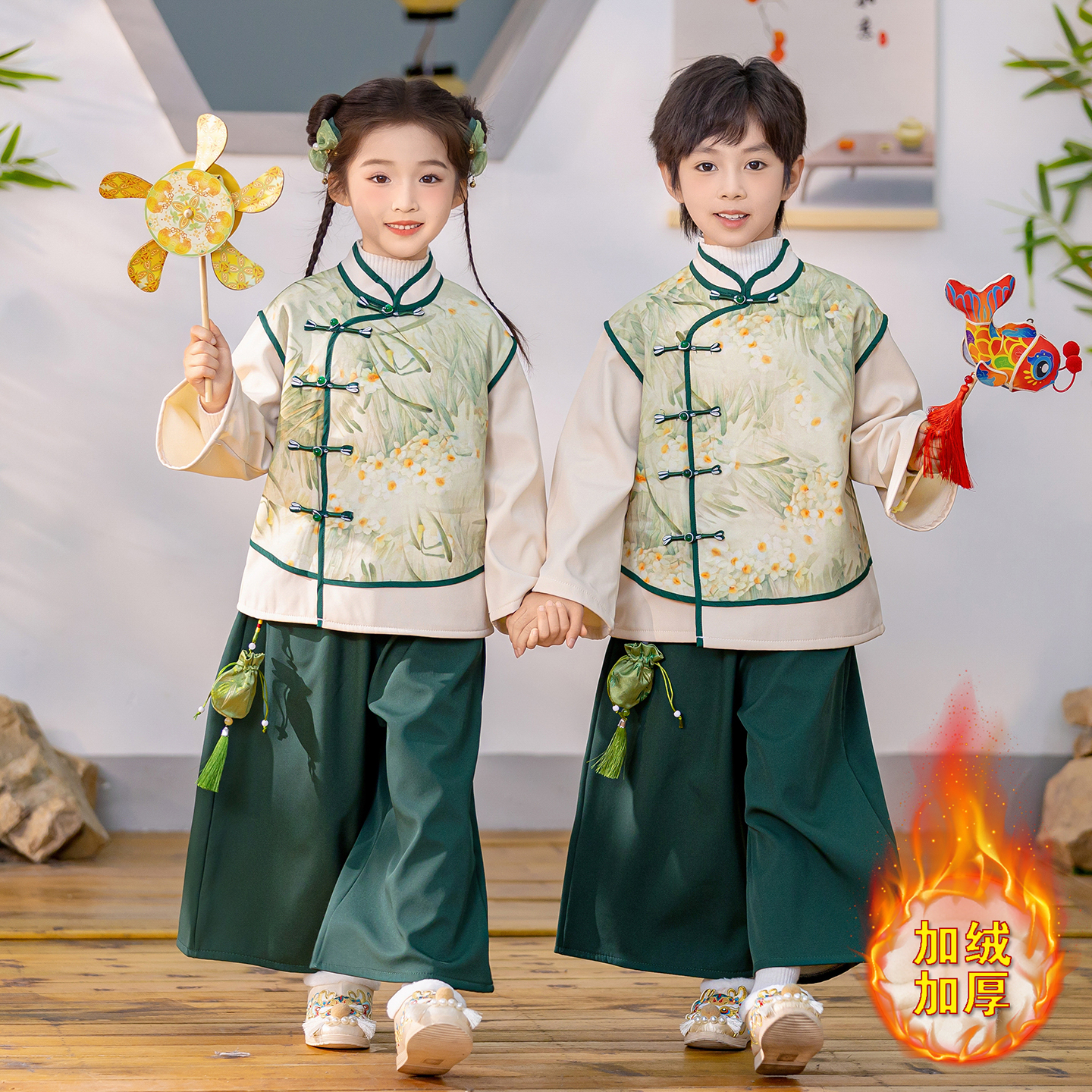 【活动价】男女童中式汉服表演服