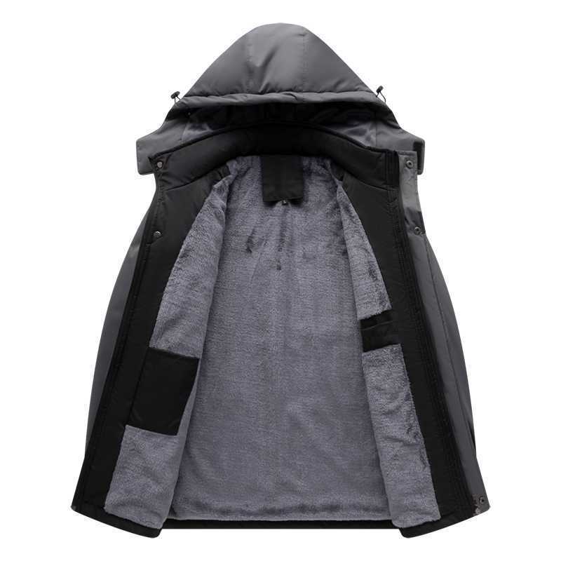 男士加厚冲锋棉衣2316