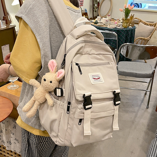 书包女中学生高颜值初中生大学生背包高中生大容量旅行电脑双肩包
