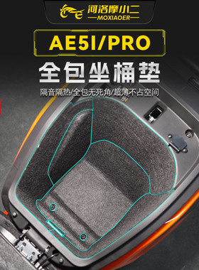 适用极核AE5I/PRO全包坐桶垫座桶内衬防震防刮蹭保护贴膜改装配件