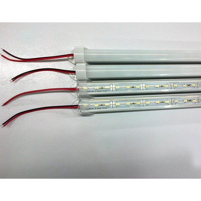 LED5630硬灯条 防水高亮12V 24V 220V 带铝槽带罩超低价珠宝灯箱