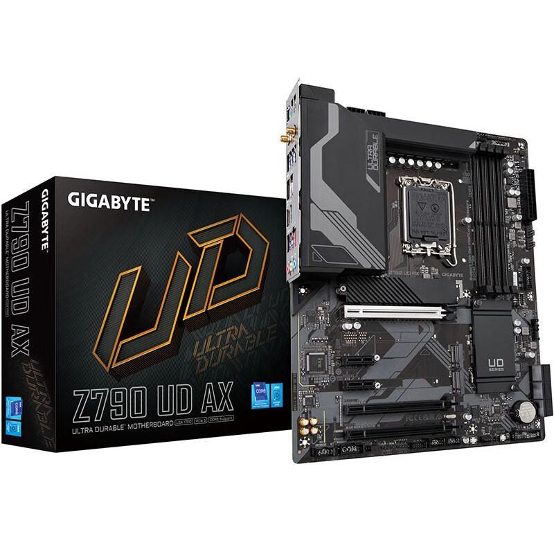 技嘉Z790UDAX台式机电脑游戏主板D5适用13代CPU13600KF/13700K
