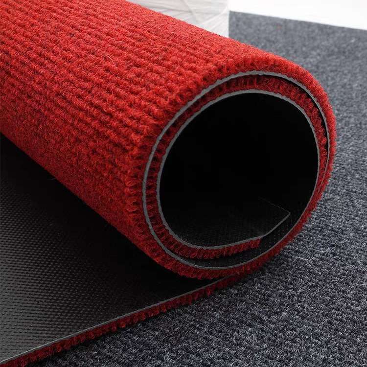 条纹垫高档厨房地垫绒面吸水酒店商用家用卫生间进门脚垫防滑地毯