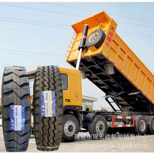 三角TR919花纹前四后八轮胎1100R201200R20900/1000R20矿用轮胎