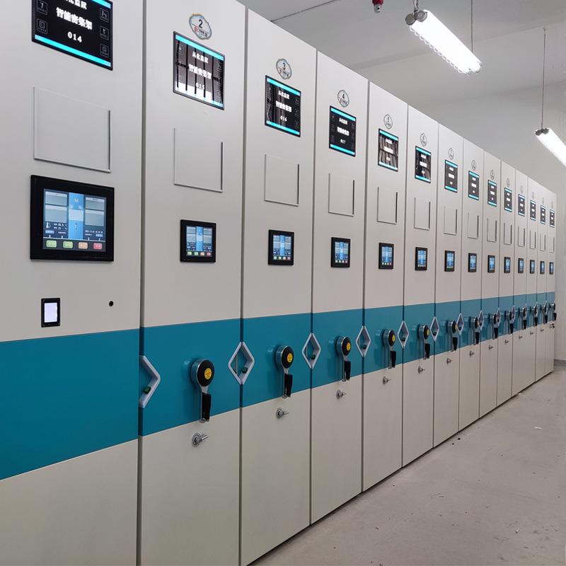 振越广东智能密集柜厂家直销移动手摇式会计凭证资料档案密集架