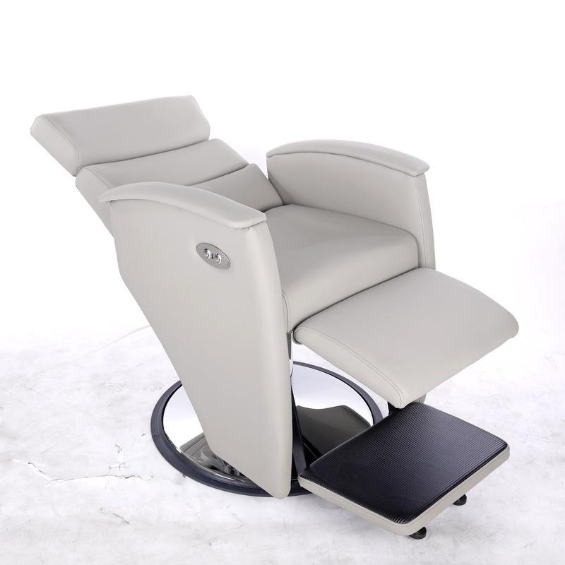 贝蒙电动理发椅子男士油头椅刮胡刮脸修面电动升降放倒美观舒适