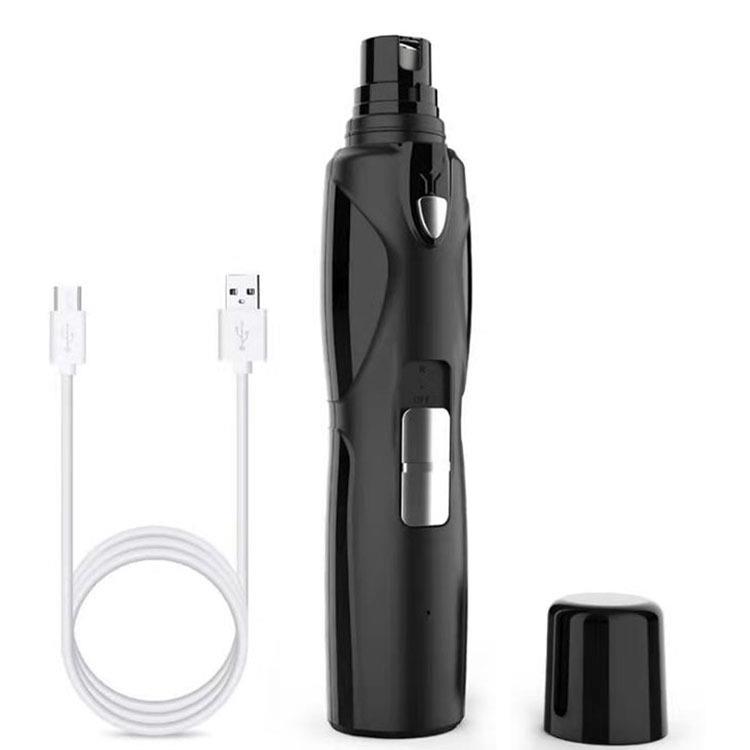 宠物自动磨甲器LED点触二档带灯修甲剪猫狗指甲钳电动修甲器