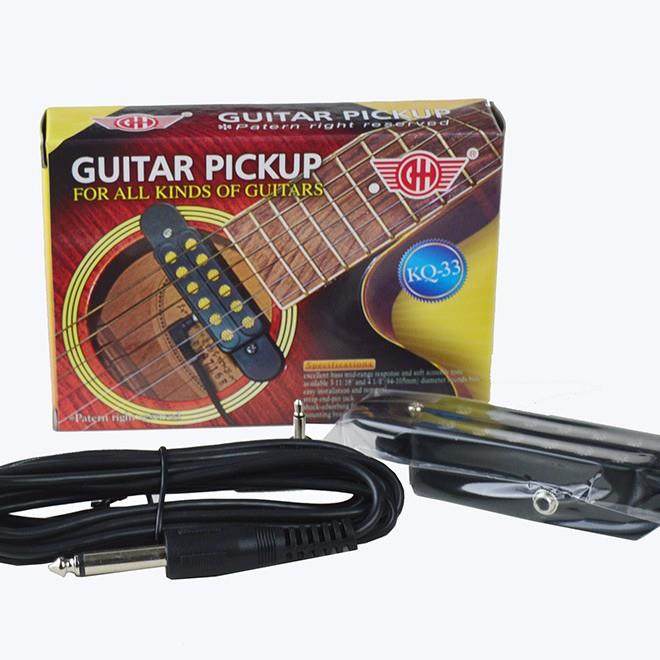 青华皇木吉他拾音器HQ音孔拾音器无需开孔GuitarPickupKQ-33