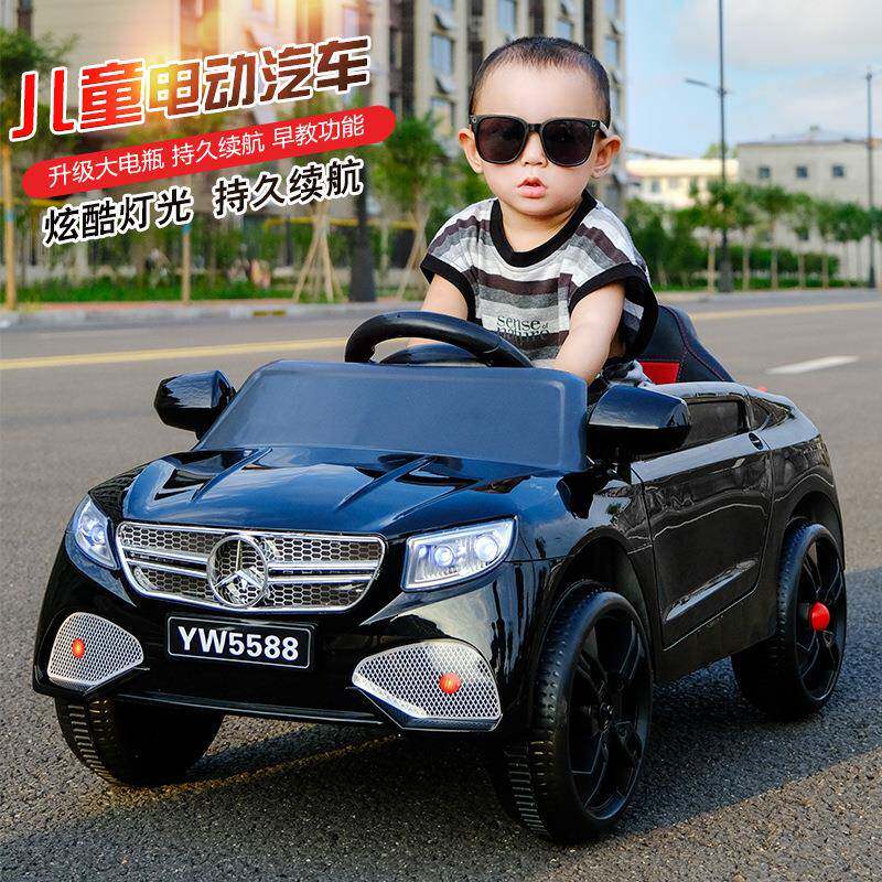 奔驰大g儿童电动汽车遥控汽车四轮越野车小孩可坐人四轮摇摆童车