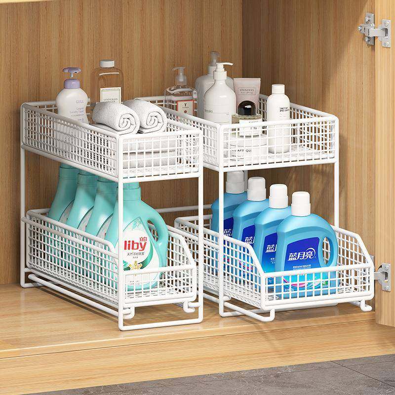 卫生间下水槽置物架浴室柜下抽拉收纳洗漱洗手台下水道柜子分层架,纺织面料/辅料/配套,纺织机械配件,淘宝优惠券,粉丝福利购,淘宝优惠卷