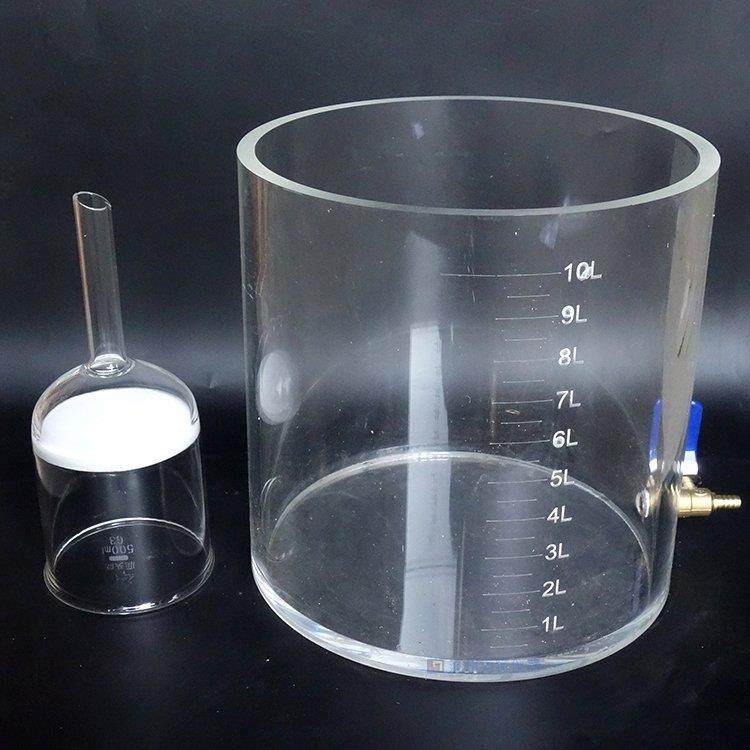 道砟颗粒表面清洁度试验装置P30玻璃过滤器10升带嘴容器测定仪