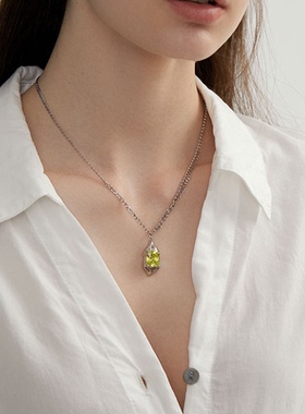 assaid甜酷小众宝石项链