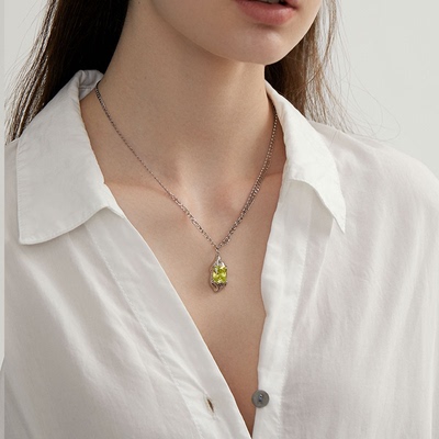 assaid甜酷小众宝石项链