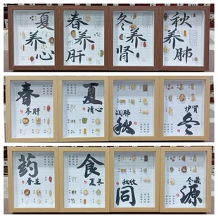 四季 春夏秋中医馆老物件高颜值圆形布料迷你专业仿真童趣景观周边