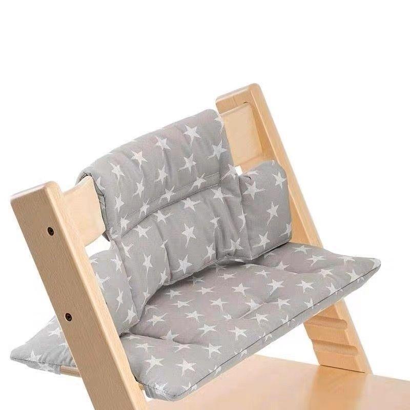 成长椅坐垫适用儿童餐椅靠垫田园清新可爱一体式纯棉垫子