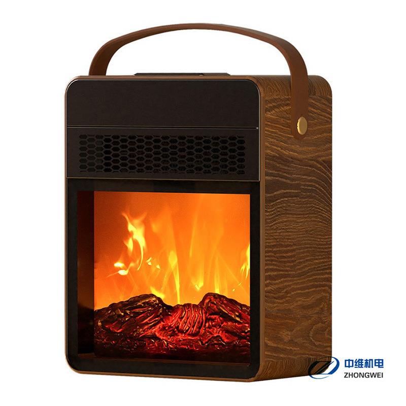 5D动态火焰2KW220V暖风机取暖器电壁炉仿真火焰热风机居浴暖气炉
