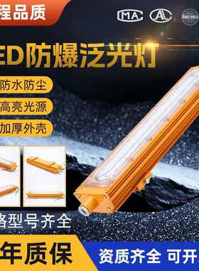 BFC8411防爆泛光灯LED长条粉尘防爆应急灯工厂悬挂吸顶灯50W100W