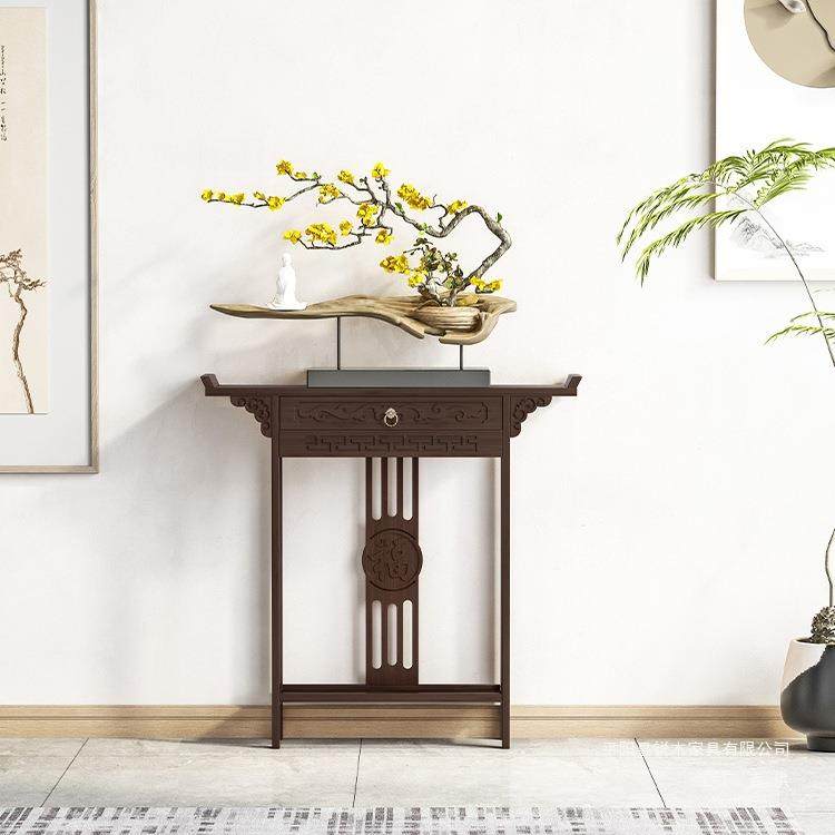 中式条案玄关桌子窄条桌端景台置物台订婚摆台桌玄关台长条几靠墙,3C数码配件,USB灯,淘宝优惠券,粉丝福利购,淘宝优惠卷