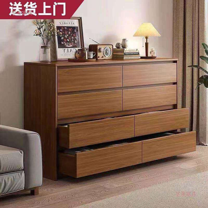 斗柜卧室抽屉柜床尾收纳置物柜家用客厅靠墙实木色储物柜子五斗柜,3C数码配件,USB灯,淘宝优惠券,粉丝福利购,淘宝优惠卷