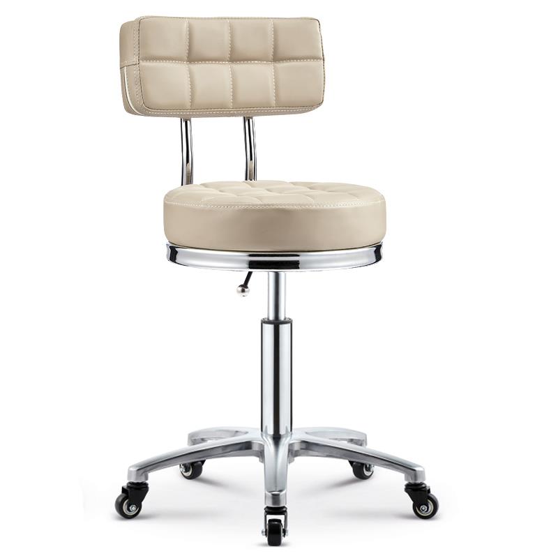 美容凳子滑轮理发店椅子美甲师凳大工凳美发凳美容椅旋转升降防爆