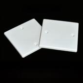 86型线盒盖聚氯乙烯板白板盒保护盖开关插座开盒盖200个