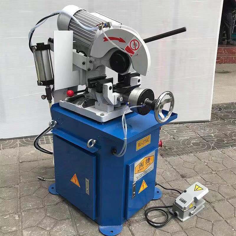 不锈钢切管机气动金属圆锯机半自动水切割机无毛刺多功能水冷锯床