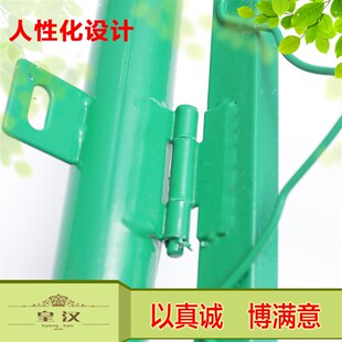 热销隔离网片门浸塑门果园围栏门防护网防盗门院子门简易护栏铁网