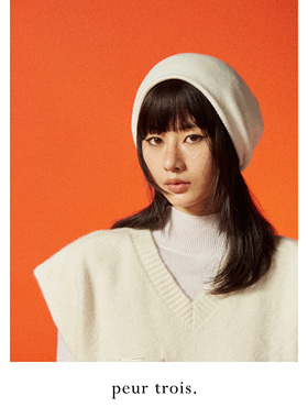 peur 针织帽显脸小帽子经典百搭保暖款原创小众设计男女款