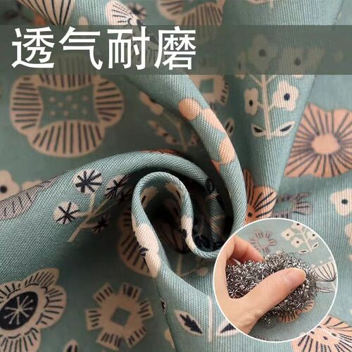 新款长袖帆布围裙厨房专用做饭透气耐磨网红时尚罩衣女工作服围腰