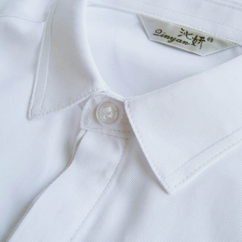 儿童白衬衫长袖男童百搭打底衫幼儿班服校服表演出服小男孩衬衣棉