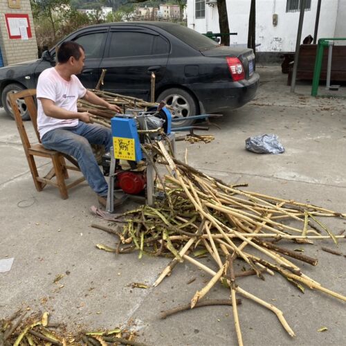 桂碎机桂枝脱皮机桂枝剥皮机锤桂碎机黄柏脱皮机黄柏桂皮加工机械