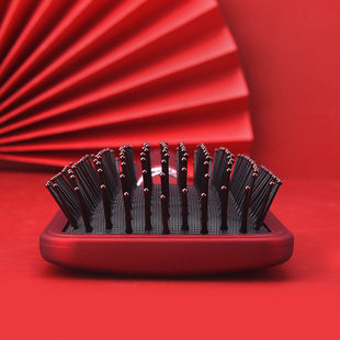 梳子结婚陪嫁女士专用长发一对红婚庆气垫气囊头皮按摩梳滚梳家用