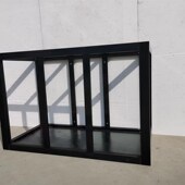 金属柜置物架免安装 溪流缸底座 定制 铝合金鱼缸架子 工业风开放式