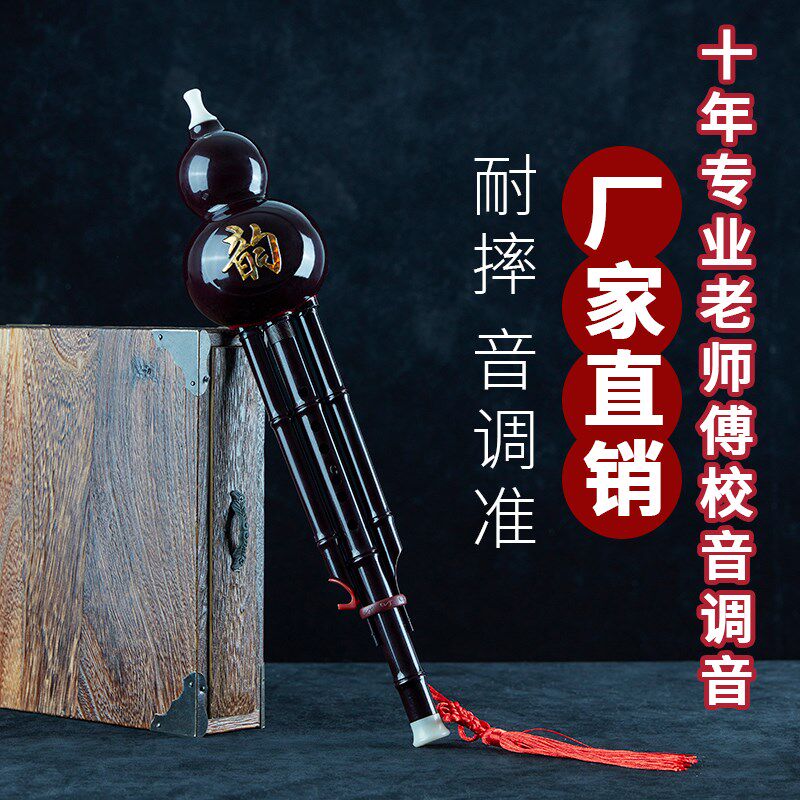防摔葫芦丝乐器初学c调小学生儿童成人降b调入门零基础胶木胡露丝