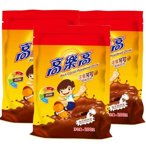 高乐高可可粉固体饮料200g热冲饮