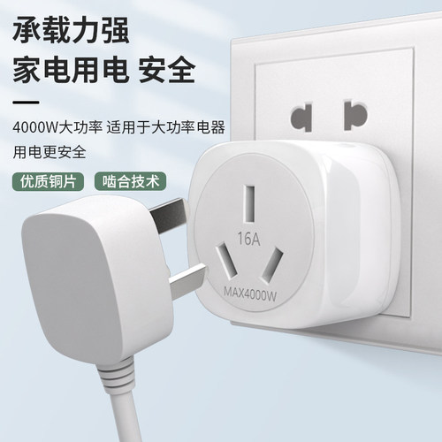 4000W瓦大功率10a转16插座