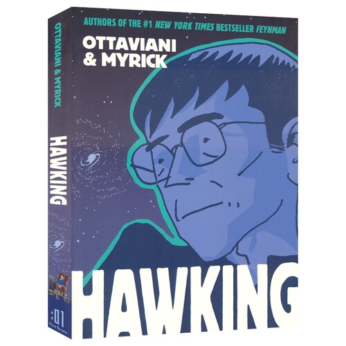 Hawking Graphic Novel 霍金 图像小说 全彩科普名人传记漫画书 青少年英语课外读物 英文原版进口儿童图书